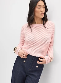 Popcorn Stitch Sweater