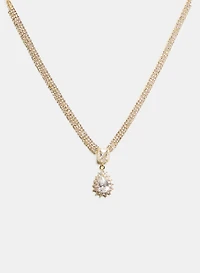 Teardrop Pendant Necklace