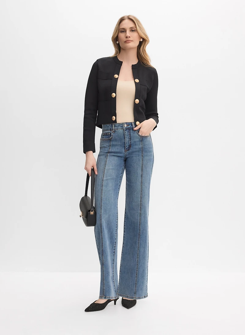 Button Detail Blazer