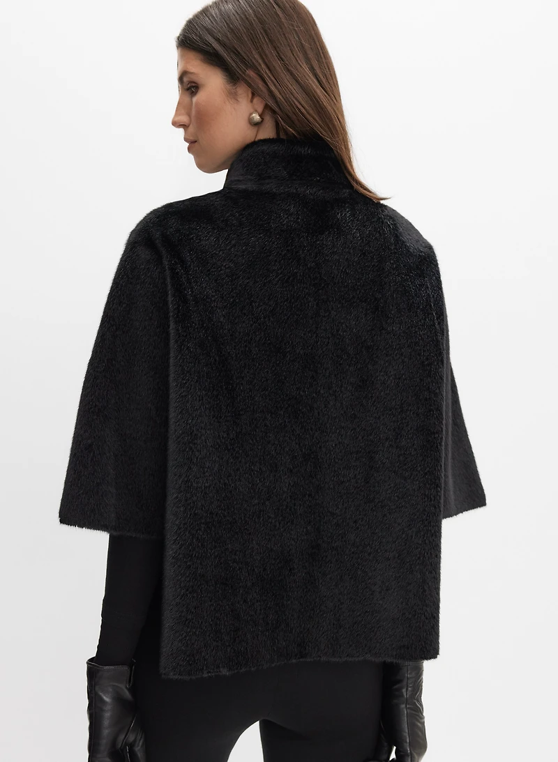 Joseph Ribkoff - Faux-Fur Oversized Jacket