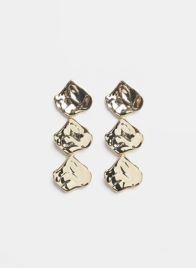 Textured Drop Earrings