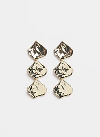 Textured Drop Earrings