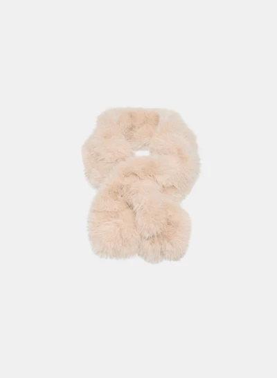 Faux-Fur Swiggle Scarf