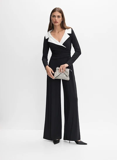 Joseph Ribkoff - Tuxedo Illusion Jumpsuit