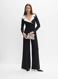 Joseph Ribkoff - Tuxedo Illusion Jumpsuit