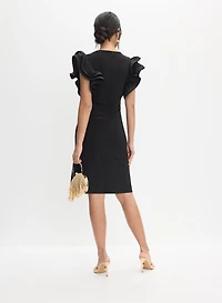 Joseph Ribkoff - Ruffled Sleeve Dress