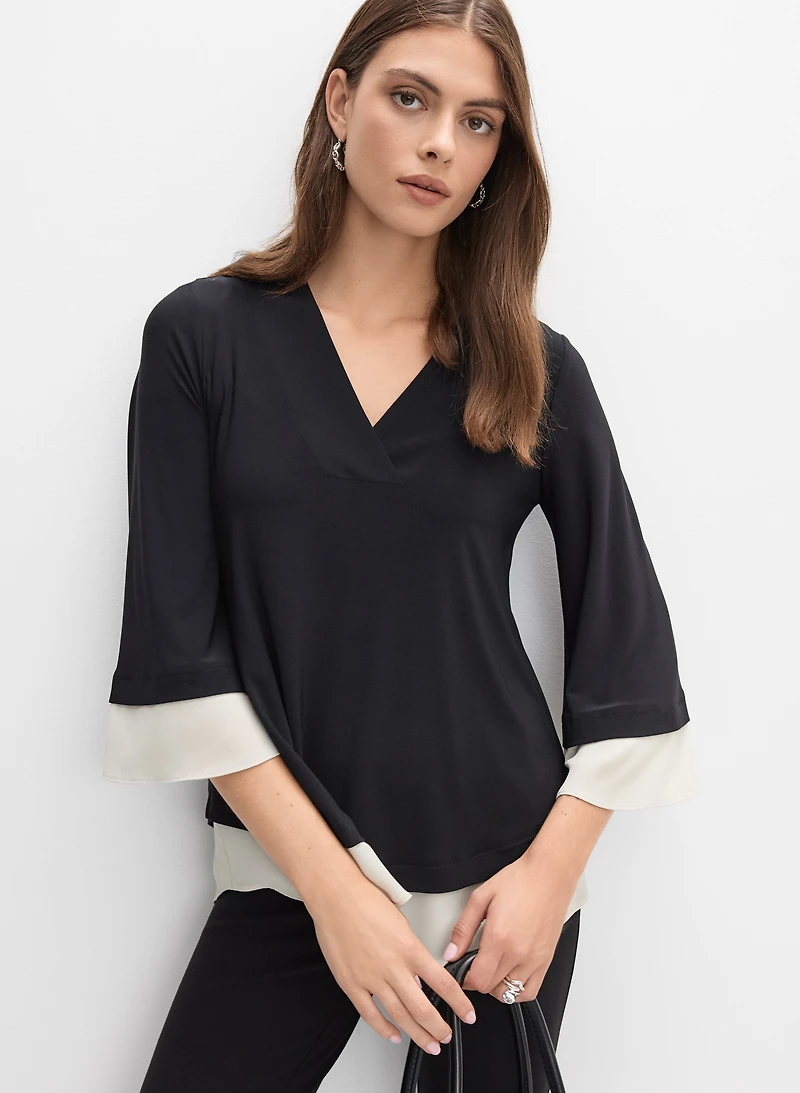 Joseph Ribkoff - Haut à bordures contrastantes