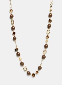 Beaded Chain Link Necklace