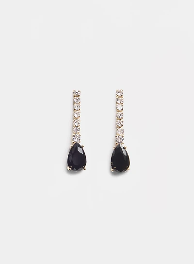 Boucles d'oreilles en cristaux
