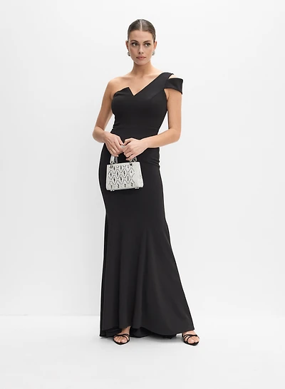 Fitted Single-Shoulder Dress