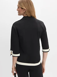 Joseph Ribkoff - Contrast Trim Pullover