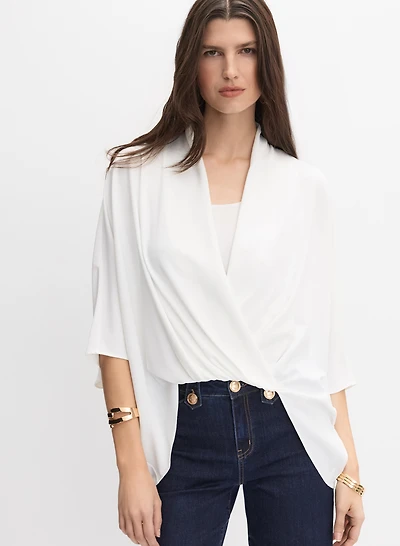 Joseph Ribkoff - Blouse effet portefeuille