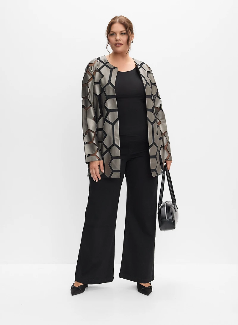 Joseph Ribkoff - Veste à motif géométrique métallique