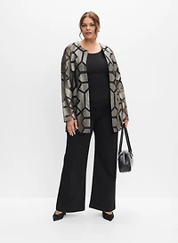 Joseph Ribkoff - Veste à motif géométrique métallique