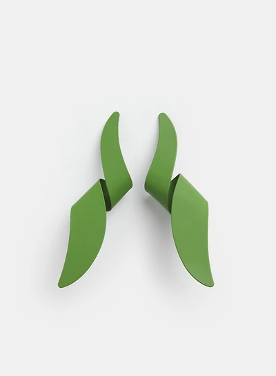 Large Ribbon Earrings