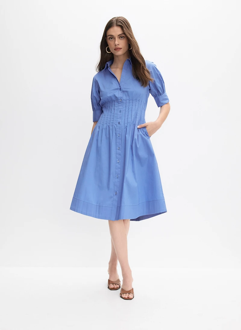 Cotton Shirt Dress