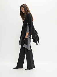 Contrast Motif Poncho