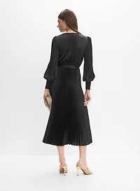 Joseph Ribkoff - Robe plissée en satin