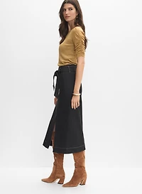 Denim Midi Skirt