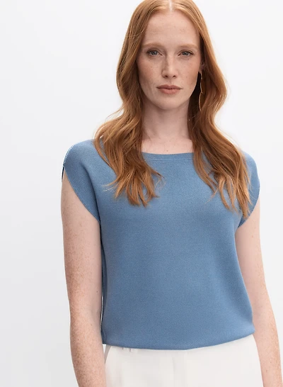 Cap Sleeve Pullover