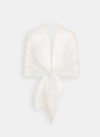 Foulard en organza à fini scintillant