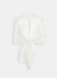 Foulard en organza à fini scintillant