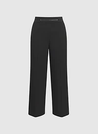 Zip Detail Culotte Pants
