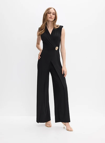 Joseph Ribkoff - Seashell Hardware Culotte Jumpsuit
