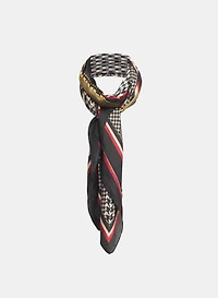 Mixed Houndstooth Scarf