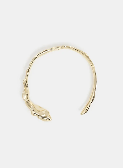 Open Hoop Collar Necklace