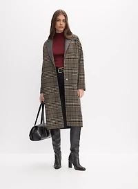 Joseph Ribkoff - Manteau long carreauté