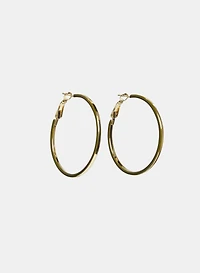 Metal Hoop Earrings