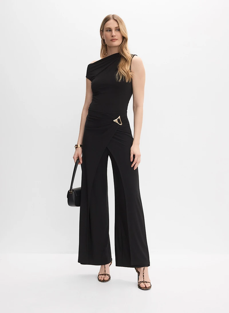 Pantalon à jambe large