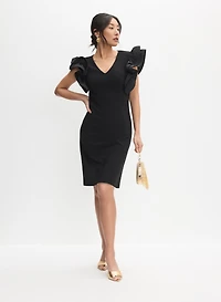 Joseph Ribkoff - Robe cocktail à manches volantées
