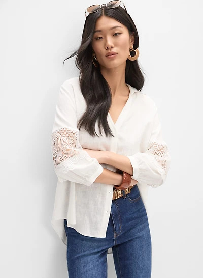 Crochet Insert Blouse