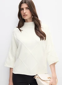 Joseph Ribkoff - Pull à motif diamants