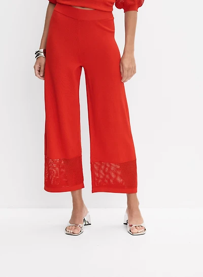 Joseph Ribkoff - Wide-Leg Cropped Pants