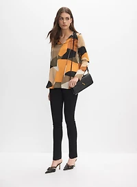 Joseph Ribkoff - Geometric Long Sleeve Blouse