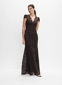 Robe de soirée en dentelle