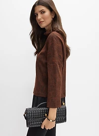 Joseph Ribkoff - Herringbone Knit Sweater