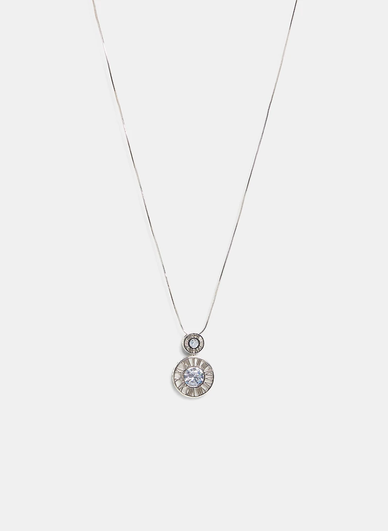 Collier à pendentif en pierres