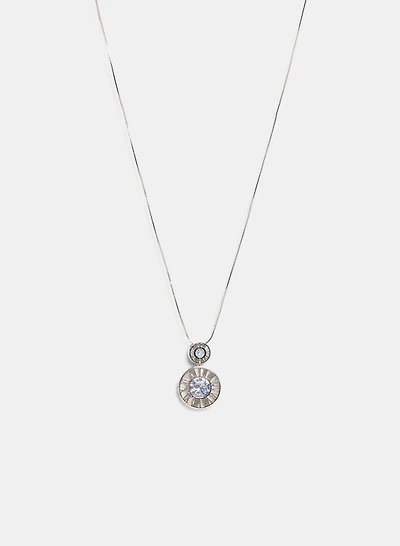 Rhinestone Pendant Necklace
