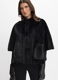 Joseph Ribkoff - Faux-Fur Oversized Jacket