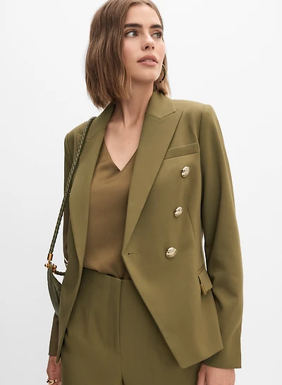 Blazer à détails boutonnés