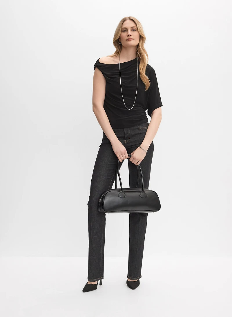 Asymmetric Single-Sleeve Top