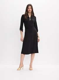 Robe ajustée et évasée