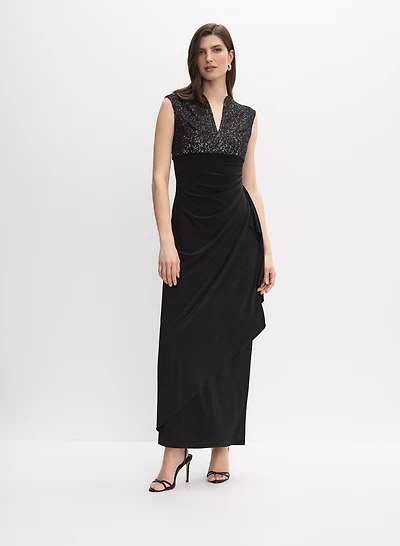 Alex Evenings - Lace Empire Waist Dress