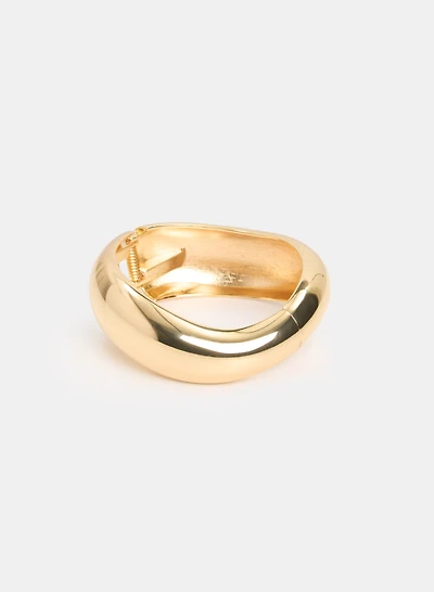 Curved Bangle Bracelet