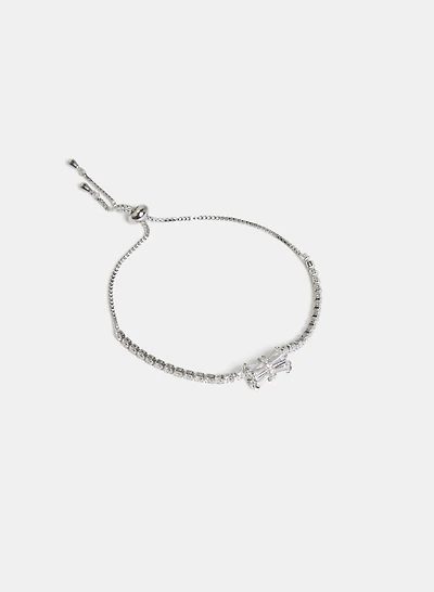 Cubic Zirconia Bow Bracelet