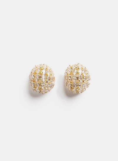 Boucles d'oreilles en cristaux